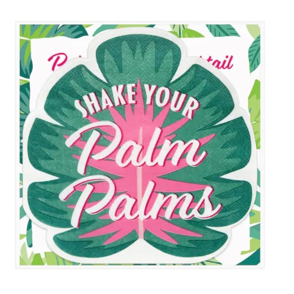 Assortment of tropical themed cocktail party napkins. - Picture 11 of 15